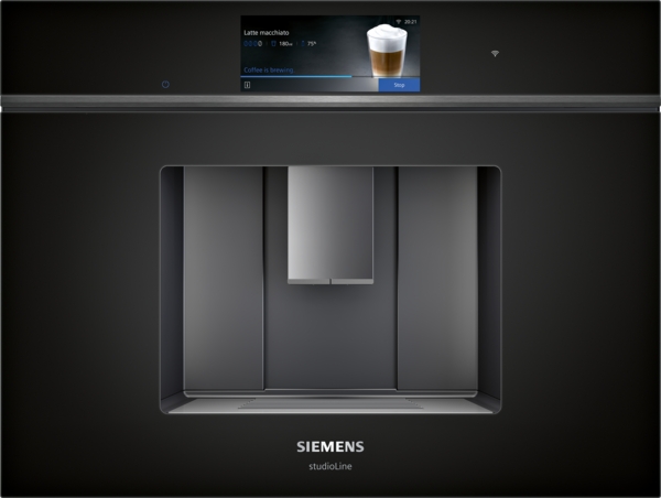 Siemens Studioline Einbau-Kaffeevollautomat iQ700 Schwarz CT918L1B0