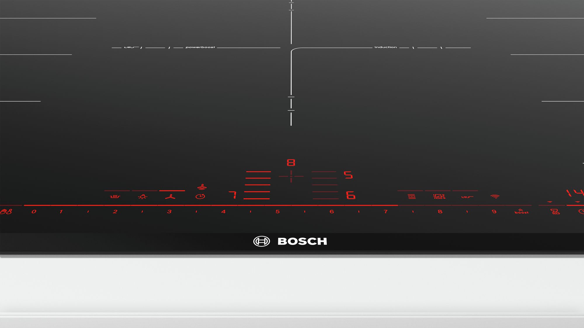 Bosch Induktions-Kochfeld 90cm Serie 8, mit Rahmen aufliegend  PXV975DV1E