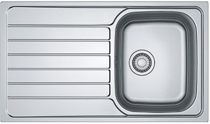 FRANKE Edelstahlspüle Spark SKL 611 Leinen 101.0511.928