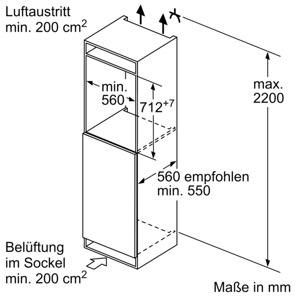 Siemens Einbau-Gefrierschrank iQ500 GI11VAFE0