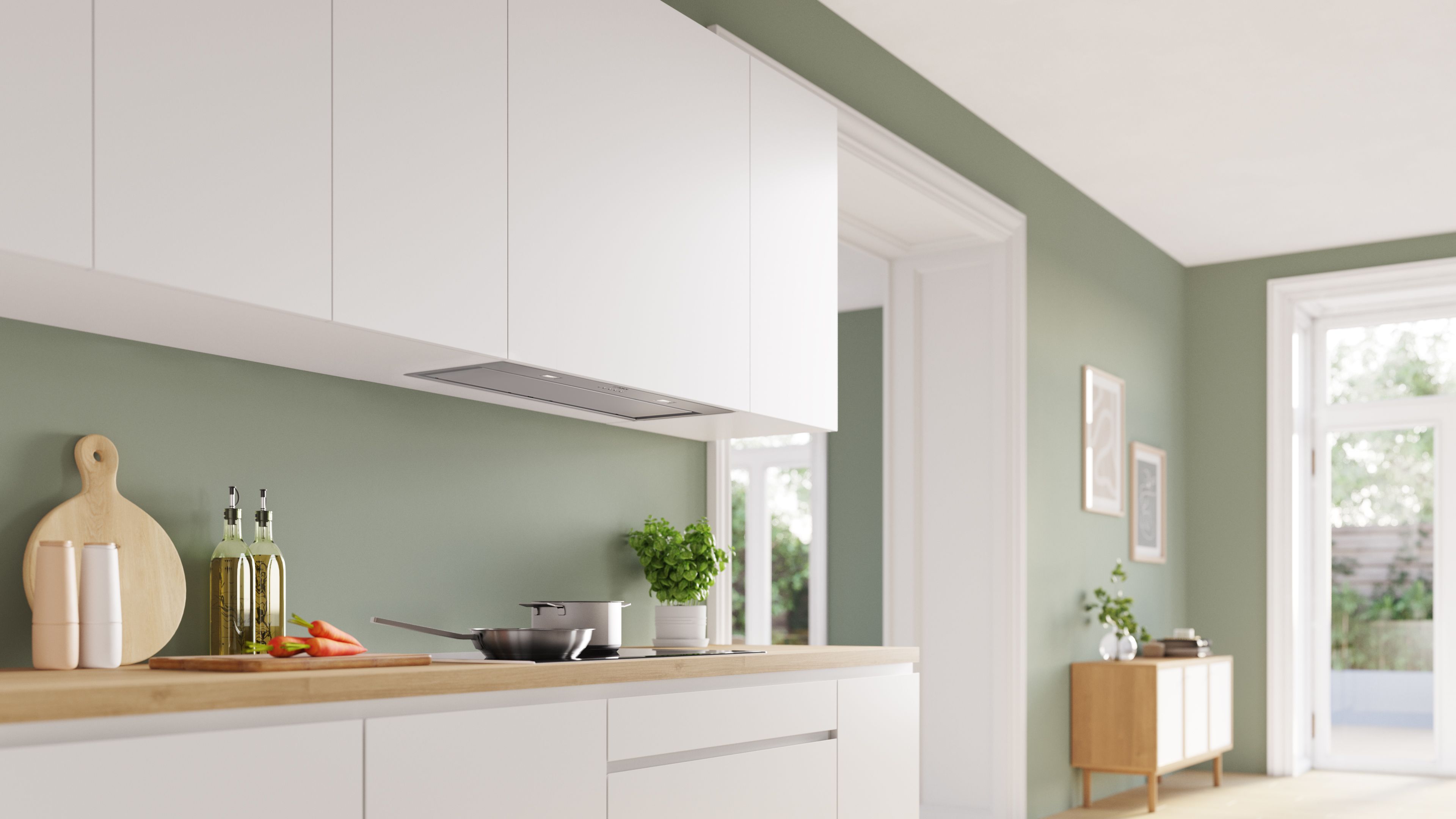 Bosch Serie 6 Lüfterbaustein 86 cm Edelstahl DLN87AC50