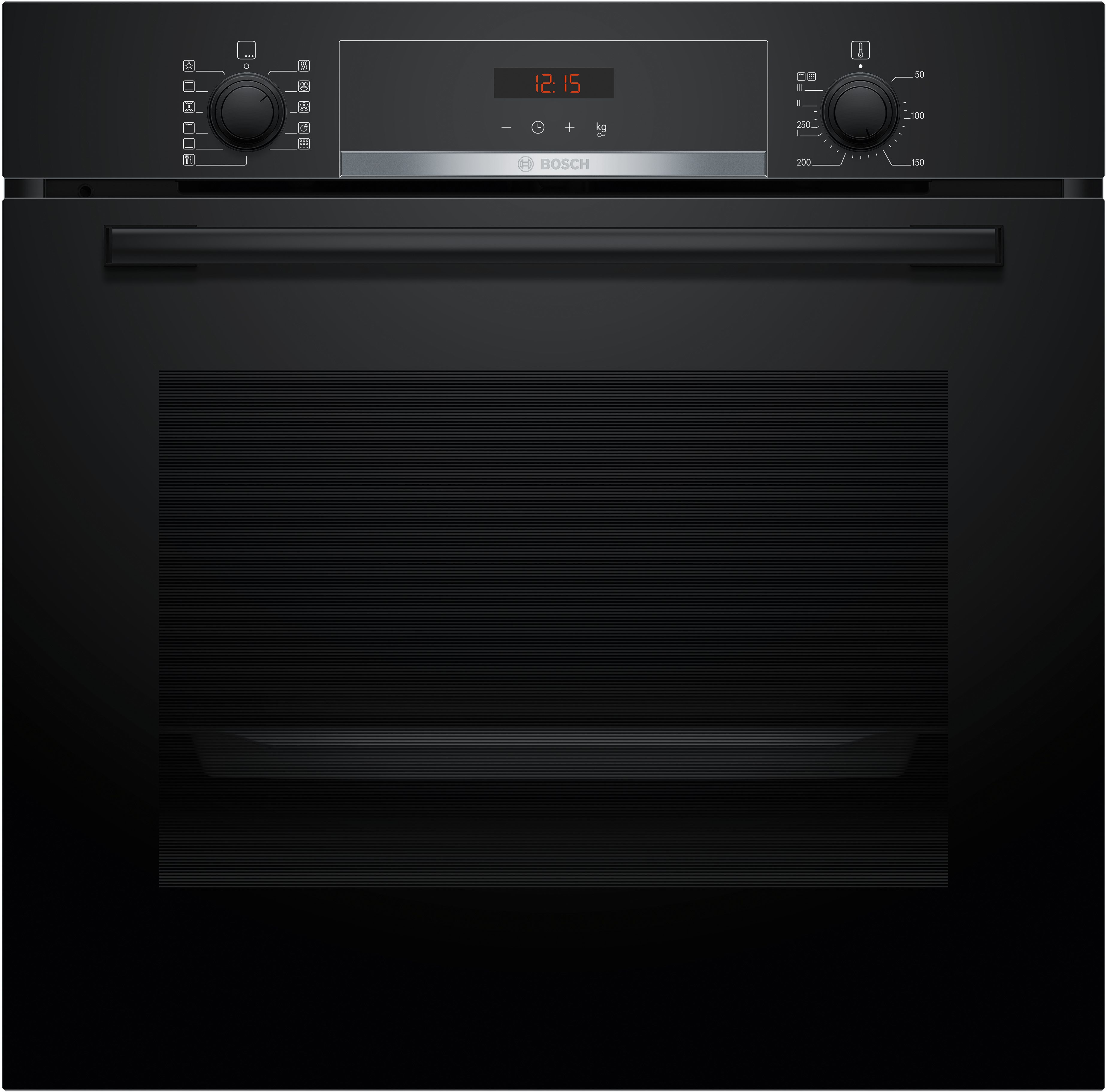 Bosch Einbau-Backofen schwarz Serie 4 HBA574BB3