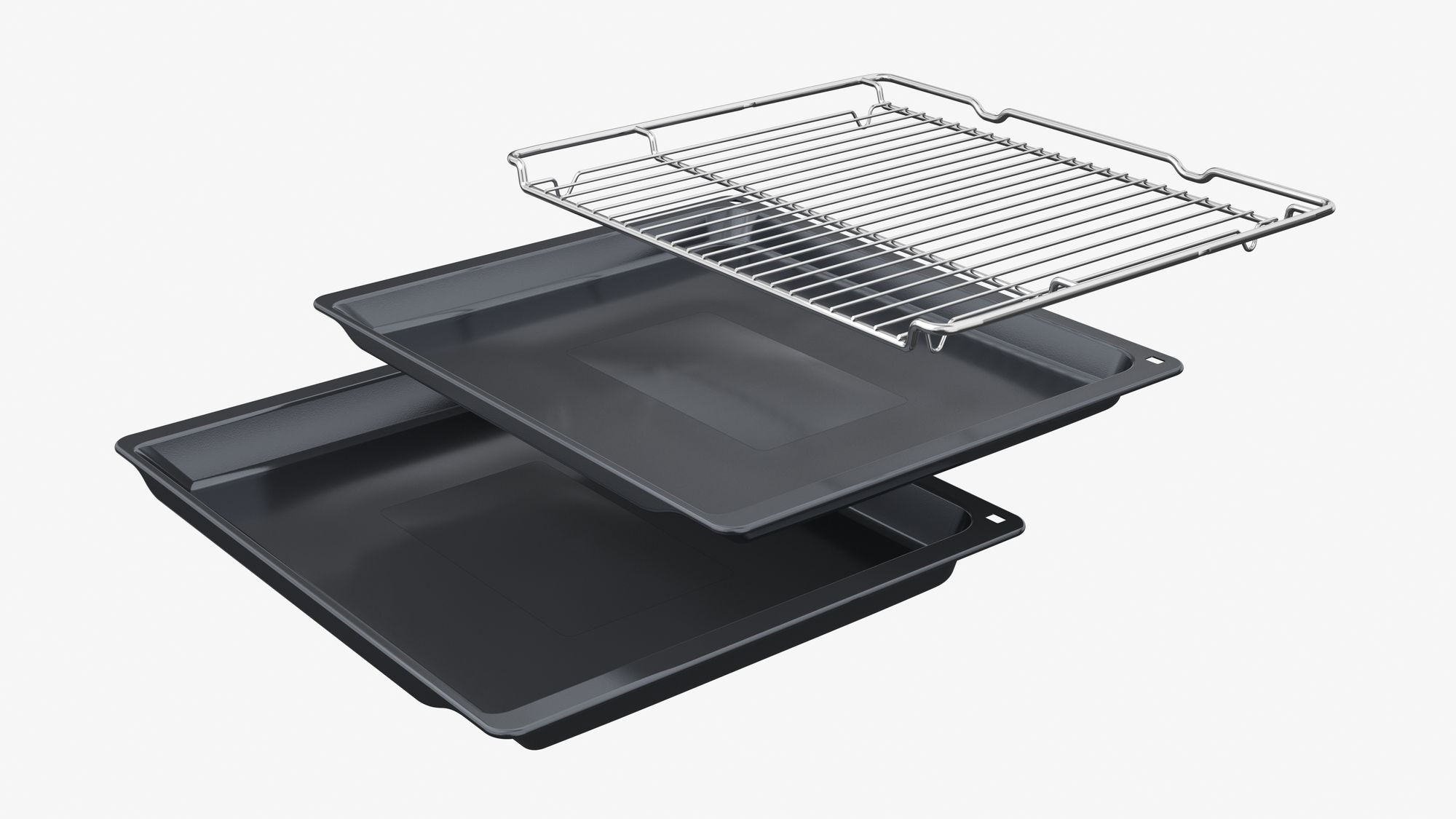 Bosch Einbau-Backofen mit Dampfunterstützung Schwarz HRG7764B1