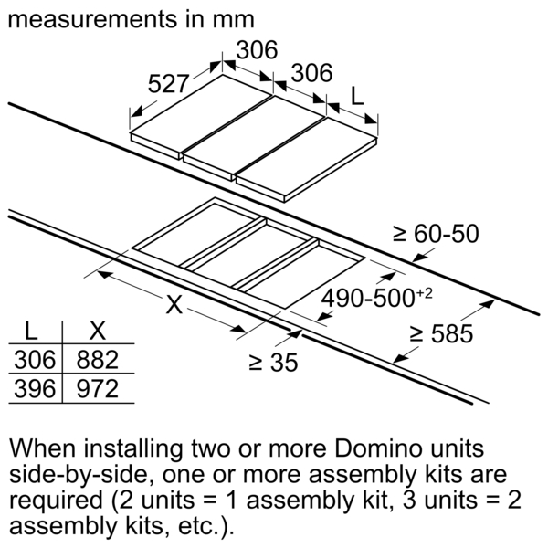 Bosch Elektro-Kochstelle 30cm Domino Glaskermaik PIB375FB1E