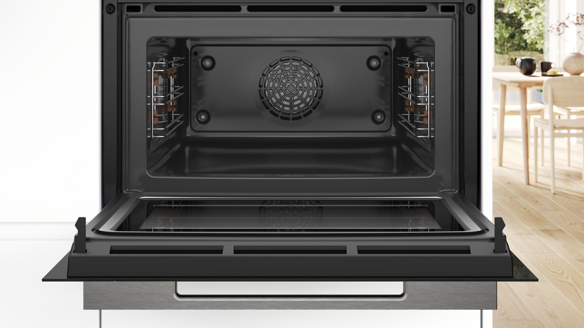 Bosch Einbau-Kompaktbackofen + Mikrowellenfunktion CMG7241B1