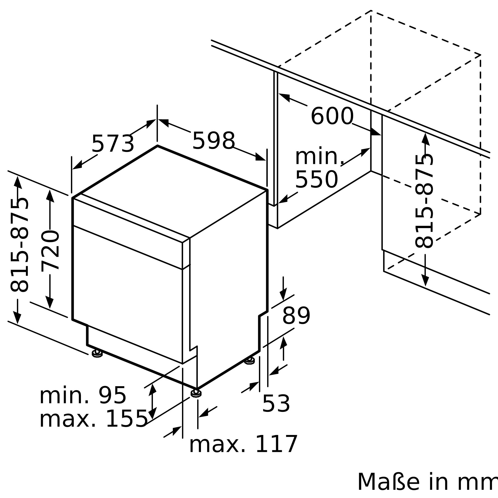 Siemens Unterbau-Geschirrspüler 60 cm Edelstahl SN43ES14VE