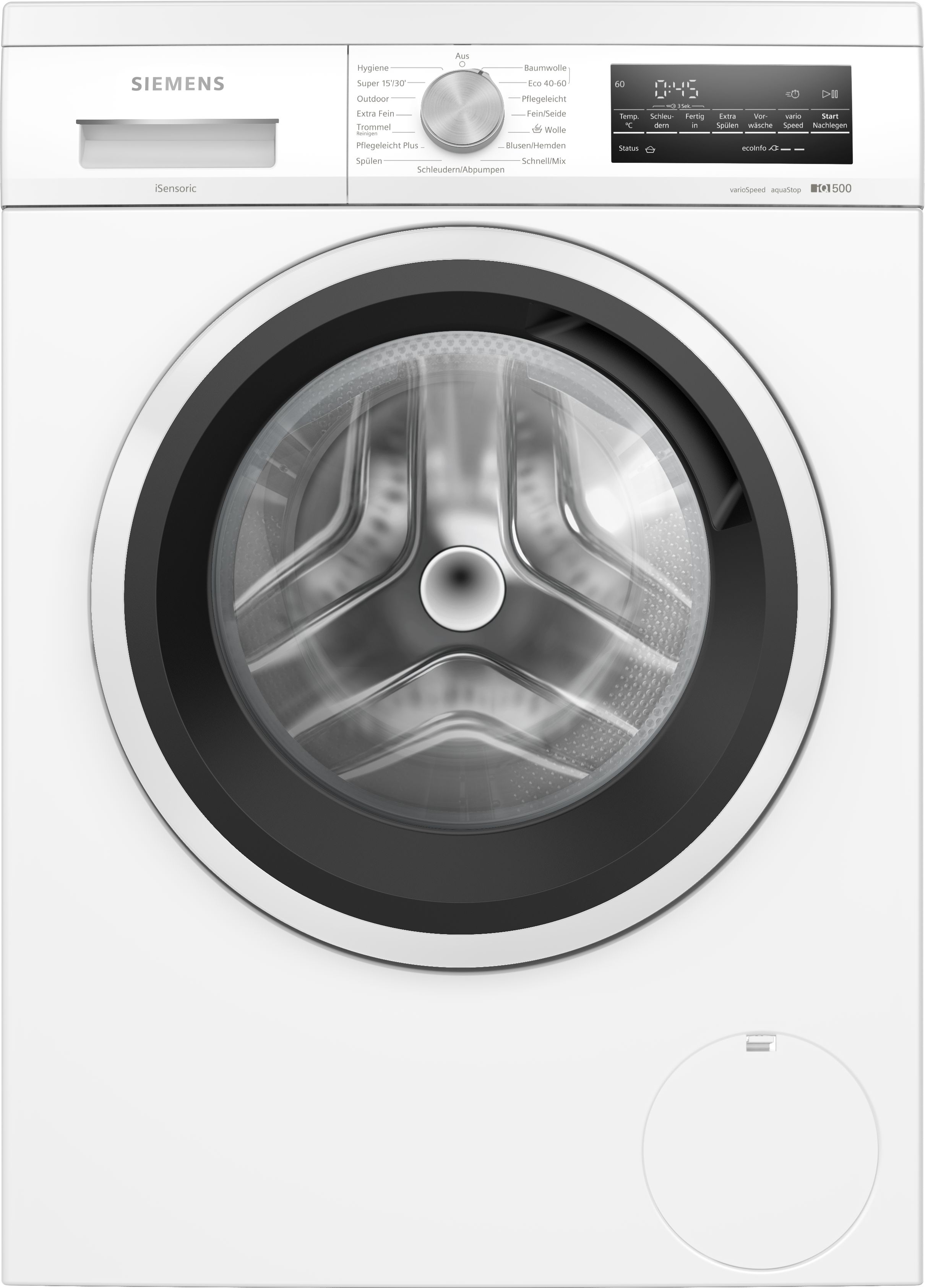 Siemens Waschmaschine unterbaufähig 9kg iQ500 WU14UT42