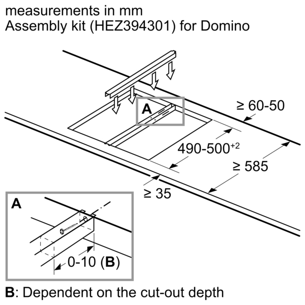 Bosch Elektro-Kochstelle 30cm Domino Glaskermaik PIB375FB1E