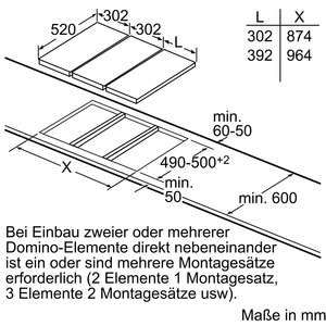 Siemens Induktions-Kochstelle 30cm Edelstahl EX375FXB1E