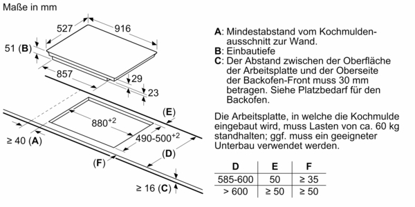 Bosch Induktions-Kochfeld 90cm Serie 8, mit Rahmen aufliegend  PXV975DV1E