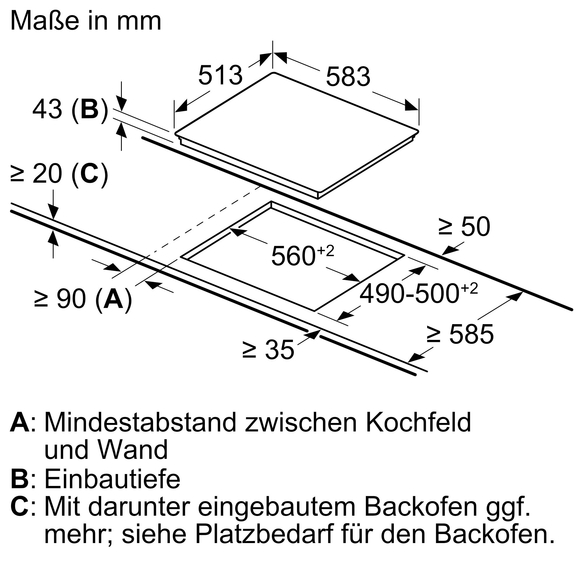 Bosch Einbau-Herd-Set HND611LS62: HEG517BB3 + NKN645GA2E