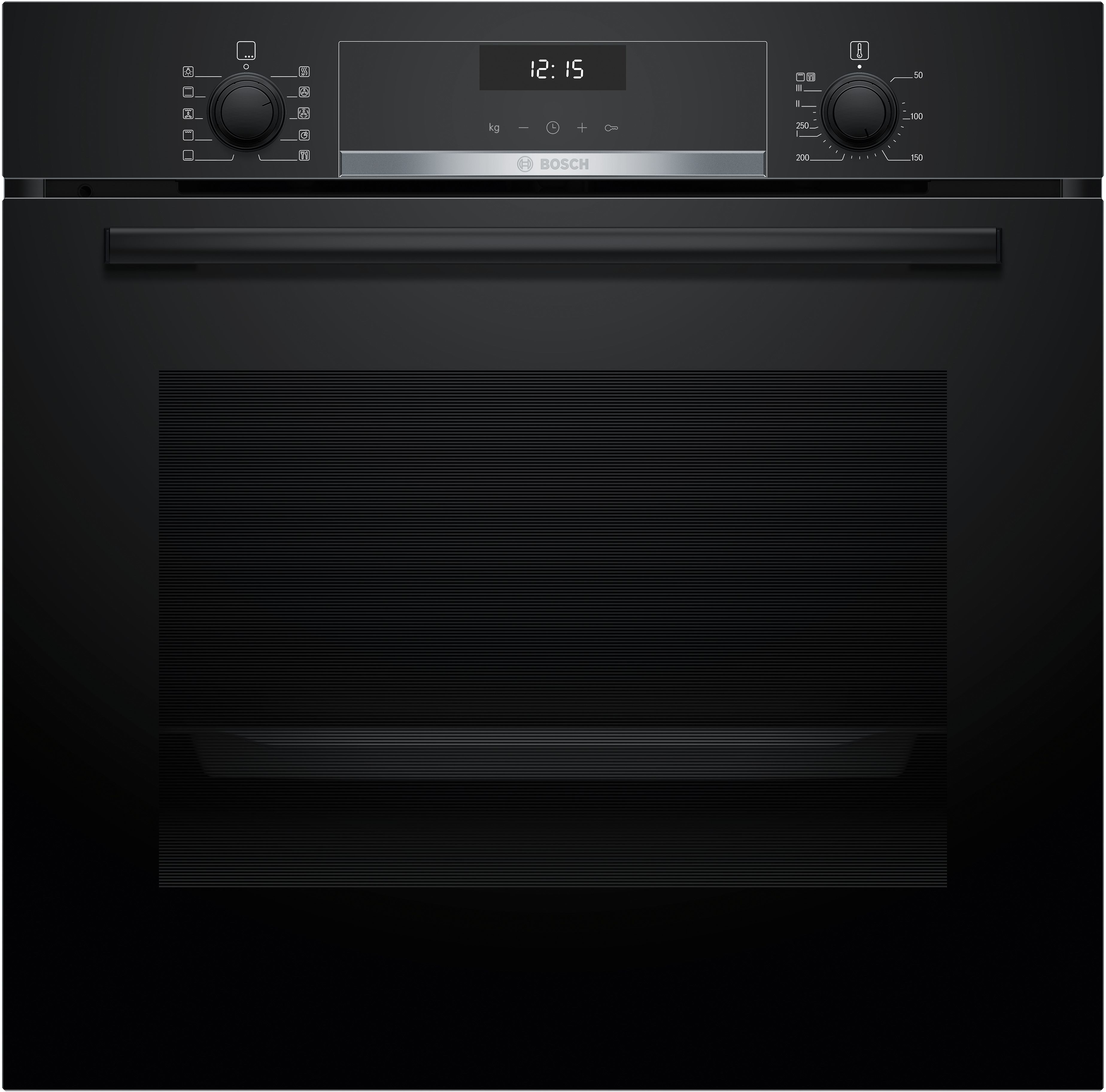 Bosch Einbau-Backofen-Set HBD631CS62: HBG537BB3 + PKN645BA2E