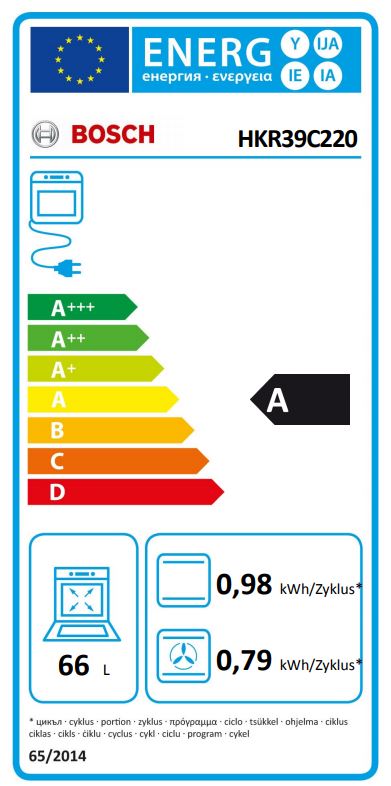 Bosch Elektro-Standherd 60cm HKR39C220