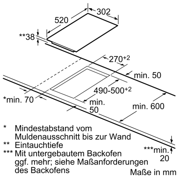 Siemens Kochstelle Glaskeramik 30 cm ET375FFP1E