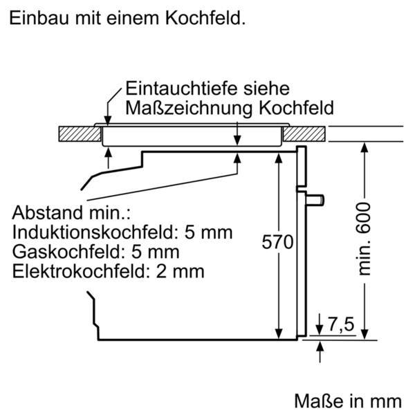 Bosch Exclusiv Einbaubackofen 60x60cm Edelstahl HBG378AS0