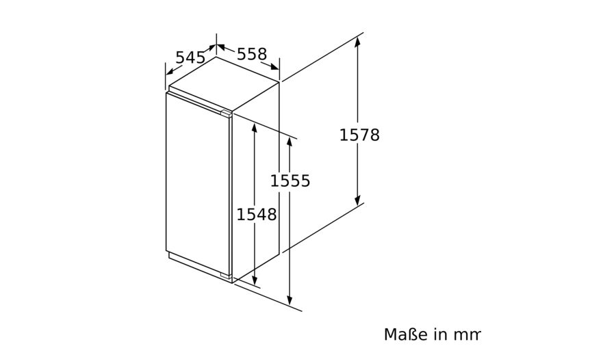 Bosch Einbau_Kühlschrank Gefrierfach KIL72AFE0