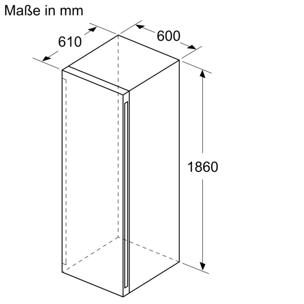 Siemens Weinkühlschrank mit Glastür iQ500, 186x60cm, KW36KATGA